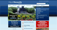 Desktop Screenshot of cityofmarysvillemi.com