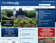 Tablet Screenshot of cityofmarysvillemi.com